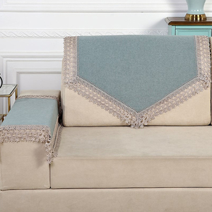 蕾丝沙发巾靠背巾欧式