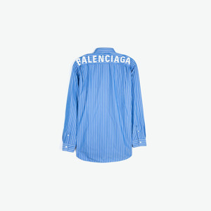 balenciaga 蓝色条纹衬衫 购于巴黎时尚跑腿旺财 偏