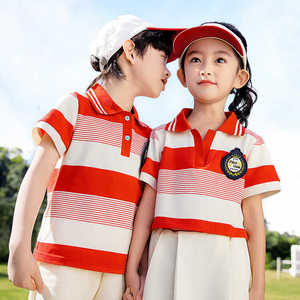 61六一儿童节演出服表演服装国风儿童拉拉队红色快乐阳光青春活力