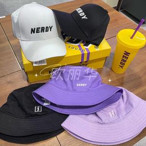 欧丽华 韩国代购直邮新款nerdy硬顶帽子鸭舌帽黑色男女同款_阿里巴巴