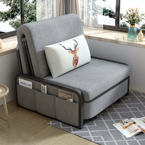 可折叠沙发床1.0米宽单人客厅小户型多功能简易两用经济型网红款