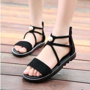 2020夏季新款女童凉鞋绑带软底童鞋中大童小孩学生罗马儿童凉鞋女