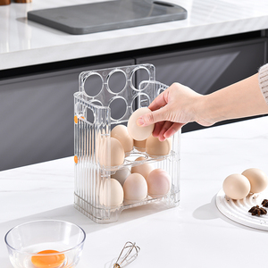 西门子冰箱侧门鸡蛋收纳盒可翻转小冰箱可爱防撞食品级小号鸡蛋格