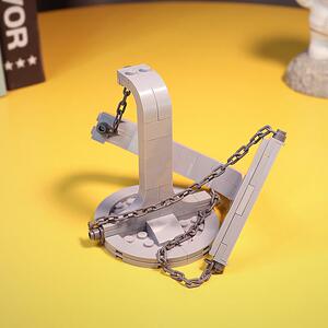 拉张整体式结构悬浮术反重力兼容乐高益智张力平衡架拼搭积木玩具