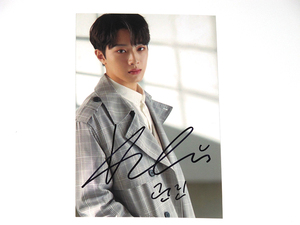 wanna one 赖冠霖 亲笔签名照片 6寸 宣传照片 2019.3.6 02