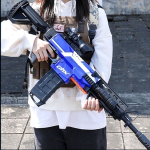 吃鸡awm狙击抢八倍镜正版超大号水晶电动连发awn黄金龙骨软弹枪ak