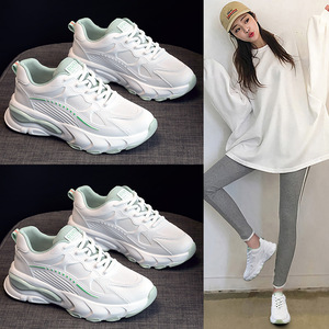 奥古斯都专柜老爹鞋女鞋2021新款春夏季ins透气网鞋休闲运动单鞋