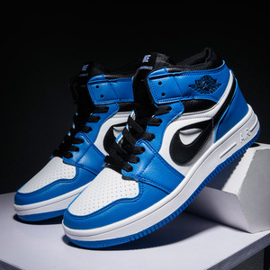 轩尧耐克泰空军一号莱克运动鞋男高帮浅蓝色aj男鞋正品情侣板鞋女