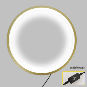 LED佛龛背景环形灯金色佛像背光灯灯圈圆形可调光佛光圈灯DIY配件