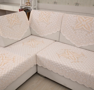 欧式四季通用防尘布艺沙发靠背巾扶手巾后背巾盖布全包沙发垫加厚