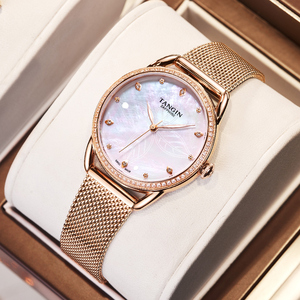 2022新款天珺tangin瑞士牌子防水大气时尚商务女士简约手表女1061