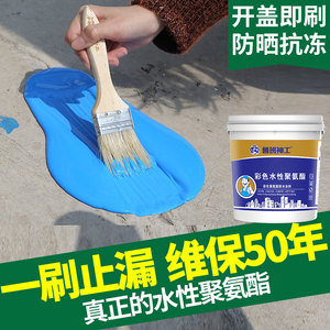 屋顶防水补漏王聚氨酯涂料平房顶楼顶外墙漏水裂缝堵漏专用材料胶