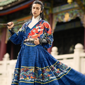南贤文化淘宝汉服婚服出租【御风】流烟昔泠飞鱼服