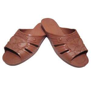 夏季中老年高弹性爷爷拖浴室男款家居爸爸耐磨防滑老人软胶凉拖鞋