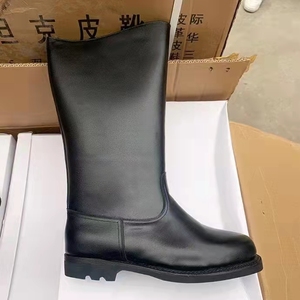 正品夏季坦克皮靴马靴摩托靴骑兵靴真牛皮皮靴