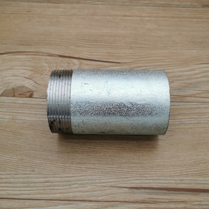 镀锌无缝单头丝焊接单外丝水管内接头4分6分1寸 dn15 20 25 32 40