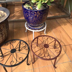 铁艺花盆底座