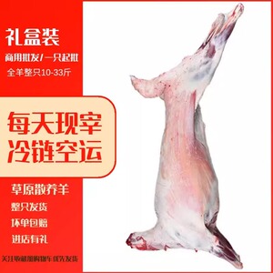 羊肉新鲜白条羊现宰整只内蒙羔羊酮体排酸烤全羊烧烤专用10-35斤