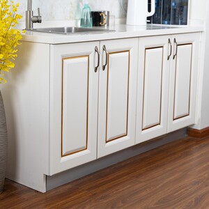 橱柜门金色美缝贴纸衣柜改造边框装饰美边条柜子自粘卧室门贴包边