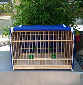 鸟笼繁殖笼 精品绣眼黄鸟玉鸟繁殖笼做工手工竹制精细竹笼