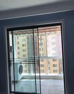 阳台厨房推拉门客厅卫生间双层钢化玻璃中空滑动极窄移门推拉定制