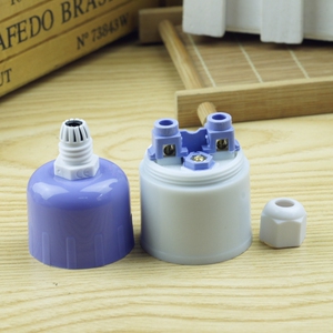 新品灯头e27螺口螺旋螺纹灯口灯座悬吊吊灯头oled灯泡防雨防水定