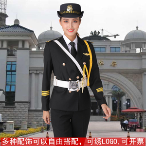 保安形象礼宾制服秋冬套装西装外套春秋冬时尚安保工作服深圳市皇牌