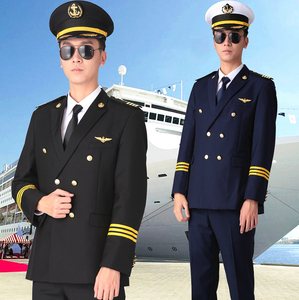 船员船长制服航海海员轮机长肩章衬衫邮轮游艇海事海运船务工作服