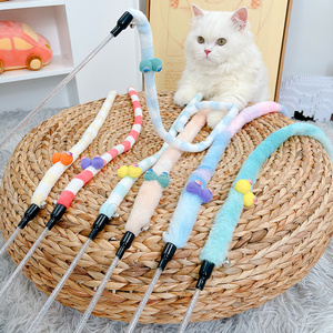 猫咪仙女逗猫棒小猫玩具自嗨解闷逗猫神器用品猫猫长杆钓竿磨牙猫