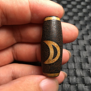 一元拍卖藏传玛瑙日月星天眼天珠民族风饰品天然玉髓佛系项链男女