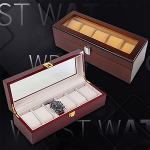 实木复古手表盒收纳盒简约中国风展示盒手链收藏盒表箱表盒首饰盒