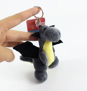 可爱恐龙钥匙扣圈手机链挂件毛绒玩具霸王龙包包挂件礼品公仔玩偶