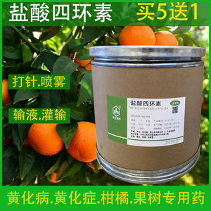 盐酸四环素农用黄龙病黄化症柑橘柚子烂根叶子黄斑病果树粉专用药