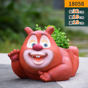 熊二花盆