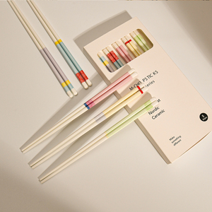 陶瓷筷子家用高档新款抗菌防霉一人一筷专人专用耐高温日式长筷子