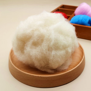 羊毛毡填充毛 打底辅料棉 diy戳戳乐手工针毡材料优质羊绒手芸棉