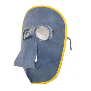安达通电焊防护眼镜焊工专用防冲击飞溅防强光防电焊弧光牛皮面罩