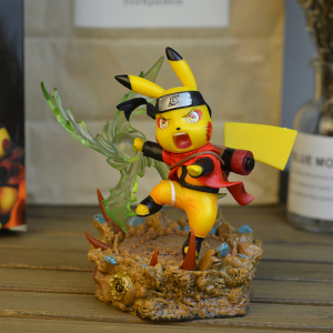 火影忍者鸣人佐助春野樱皮卡丘gk动漫手办公仔机箱车载摆件模型