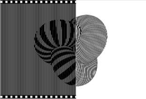 莫尔条纹光栅动画纸上电影益智玩具创意科学区材料实验大中班学生