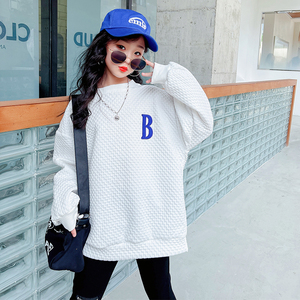 正品丹尼熊女童卫衣秋装2021新款韩版衣服洋气儿童装女孩春秋童装