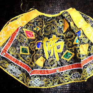 台版刺绣神袍提花布济公活佛补衣供奉神衣佛衣神明披风佛具用品