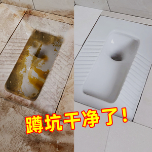 厕所去蹲便池尿碱尿垢蹲坑蹲便器除垢清洁剂清洗马桶强力去污去黄