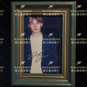 签名 莱昂纳多 leonardo dicaprio 亲笔原件周边非印刷泰坦尼克号
