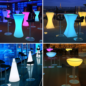 发光高脚桌酒吧桌椅清吧夜店散台户外阳台活动展会聚会鸡尾酒吧台