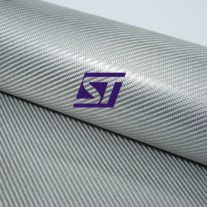 3k银色电镀斜纹布电镀碳纤维布汽车游艇运动器材装饰表观用保护贴