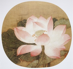 工笔国画底稿宋佚名出水芙蓉图白描19#打印稿宣纸稿有步骤图 文字