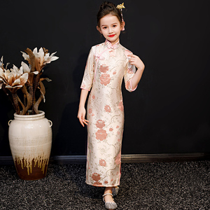 旗袍儿童长款