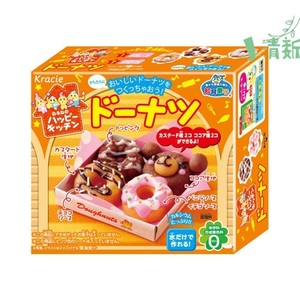 日本食玩 可食女孩甜甜圈食完造型厨房 小玲小林玩具小小世界