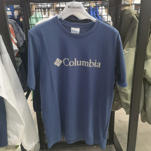 现货特价春夏Columbia哥伦比亚户外男透气速干圆领短袖T恤AE1415