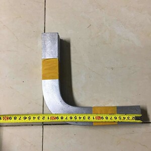 热镀锌扁铁水平弯头90度接地扁铁成品弯l型扁钢避雷带直角镰刀弯